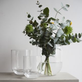 Simple glass vase