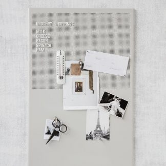 Grid oppslagstavle grå Monograph House doctor