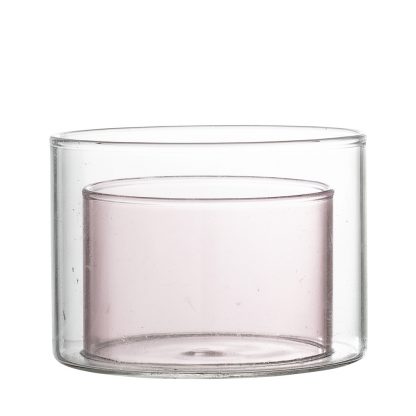 Glassvase Bloomingville rosa