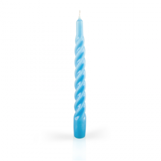 Lys twist Blå 21 cm Candles with a twist
