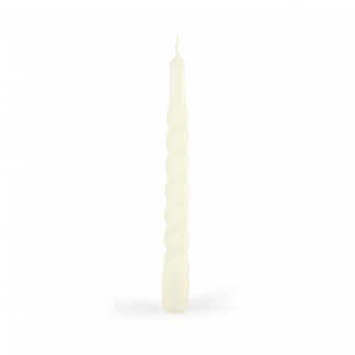 Lys twist Ivory elfenben 21 cm Candles with a twist