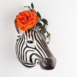 Quail ceramics veggvase zebra