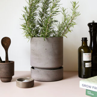 The hoff fat 14 cm, grå