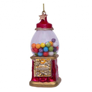 Ornament julekule tyggegummimaskin Vondels