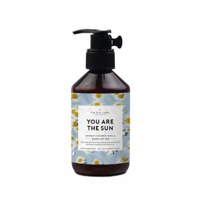 The gift label hand lotion håndkrem you are the sun