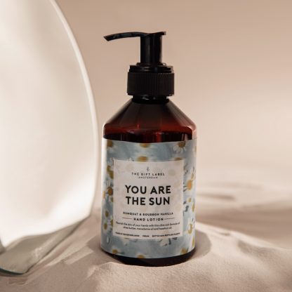 The gift label hand lotion håndkrem you are the sun