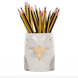 Måke pencil pot quail ceramics