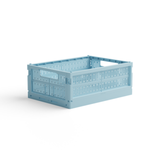 Made Crate foldekasse midi crystal blue
