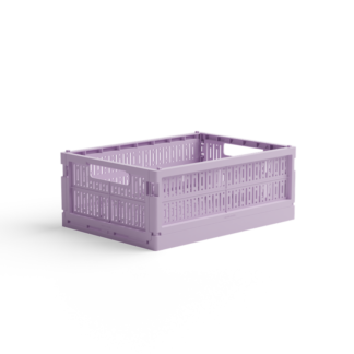 Made Crate foldekasse midi lilac