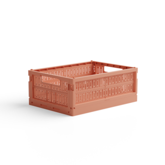 Made Crate foldekasse midi peachy