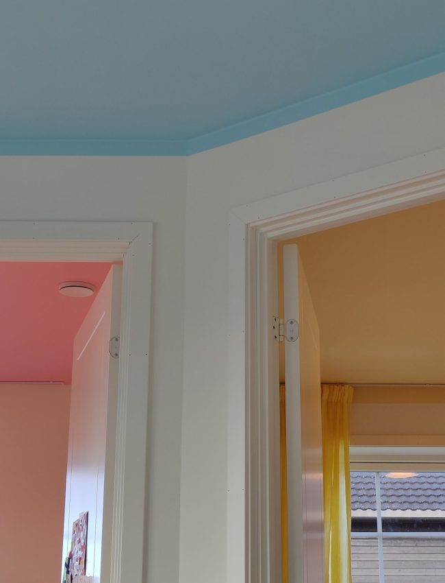 Farger loftstue og barnerom