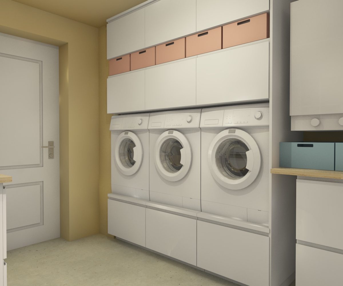 Interiørdesign vaskerom 1