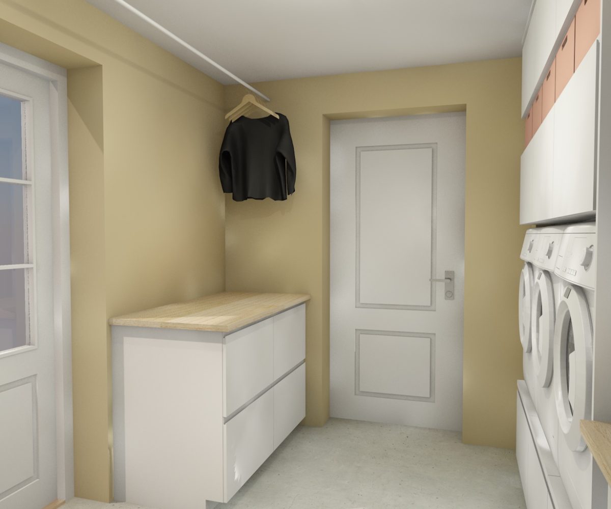 Interiørdesign vaskerom 4